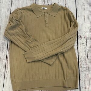 Men's Tan Sweater